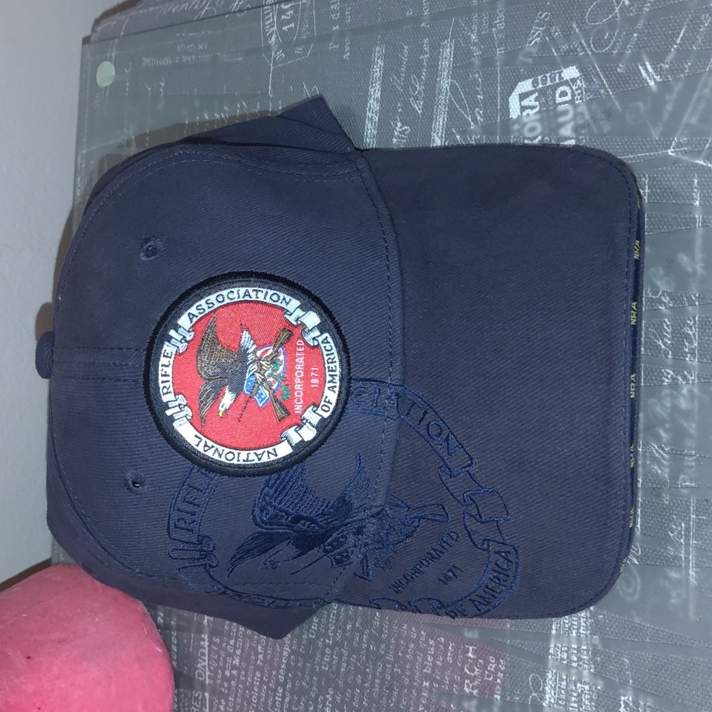 National Rifle Association Embroidered Logo Stitched Patch Strapback Cap Hat New